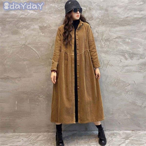 かわいい コージュロイロングコート レディース お洒落 オフィス Ol 通勤 きれいめ 大きいサイズ スプリングコート カジュアル トレンチコート ライトアウター 長袖 秋 ドレス サイズ F Www Shred360 Com