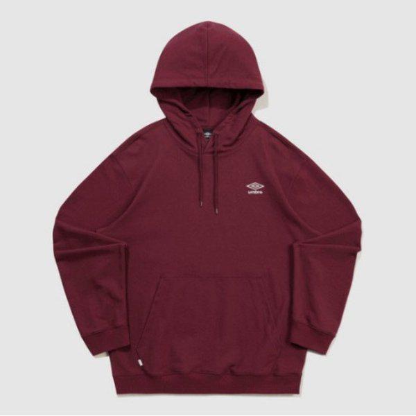 フードティーVQA UQ323CHD92-BGDエッセンシャルスモールロゴフード付きTシャツBURGUNDY