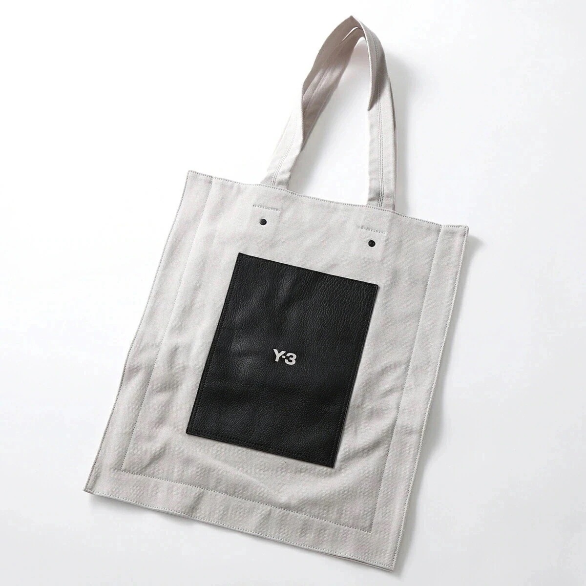 Y-3 ワイスリー トートバッグ LUX TOTE IN5160 メンズ コットン キャンバス ロゴ 鞄 TALC 【mega】