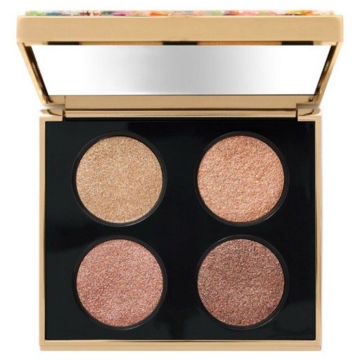 ムーンストラックラックスアイシャドウクワッドパレットFY24ケリーロゼンタルコレクション スカイラインシマー ブロンズライト マス モーニングコーヒー 1個 ラメ キラキラ