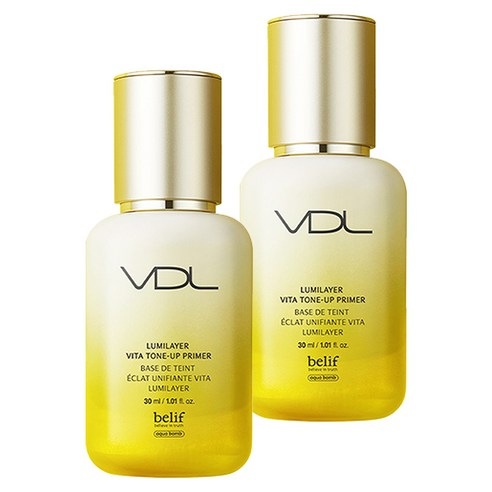 VDLブイディーエル ルミレイヤー ビタ トーンアッププライマー 30ml SPF20 PA++, 2個 vita tone-up