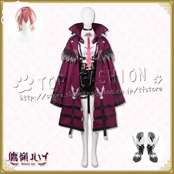 【品質良い 大好評中】バーチャルYouTuber ホロライブ hololive VTuber 6期生 鷹嶺ルイ コスプレ 衣装 ウィッグ コスチューム 変身 仮装 ステージ服 舞台 ハロウィン クリス