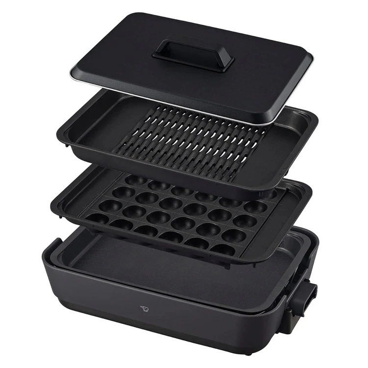 ホットプレート 焼肉 大型 ホットプレート チャコール EA-HA30-HZ (D)