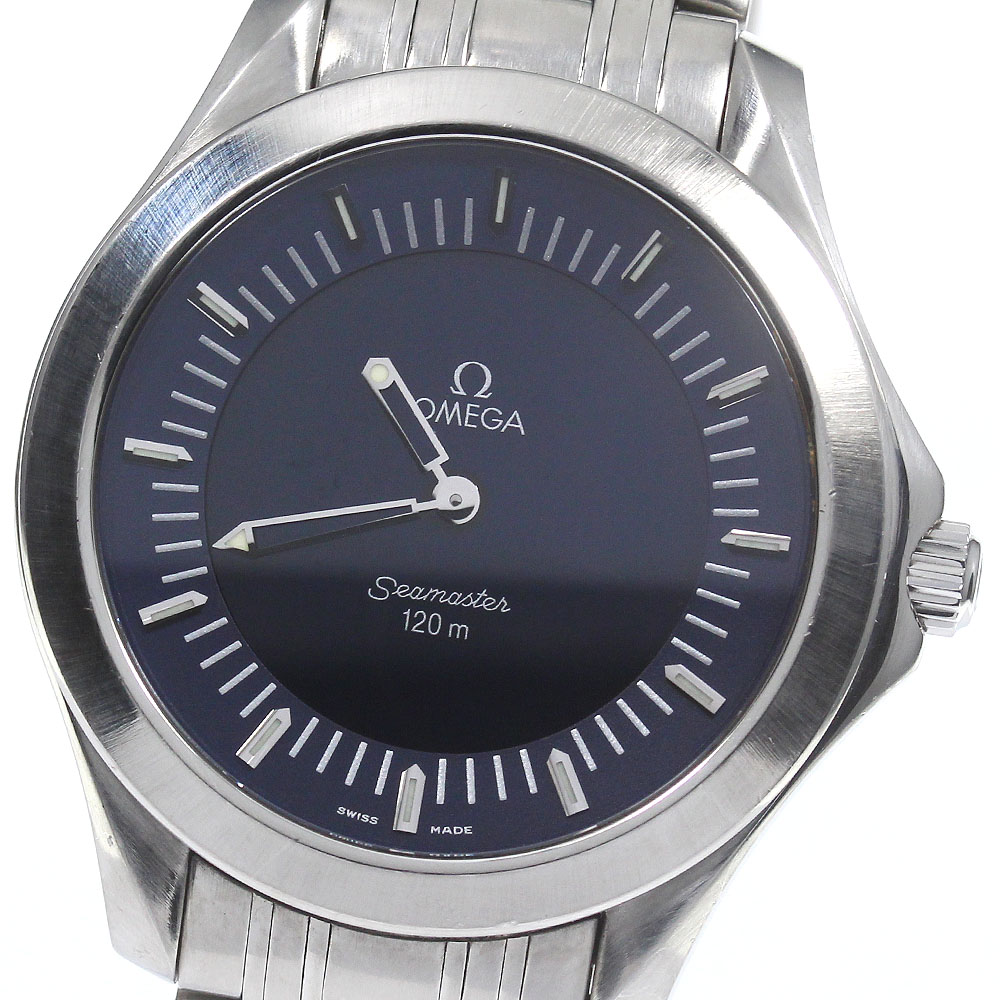オメガ OMEGA 2521.81 シーマスター120 マルチファンクション クォーツ メンズ 保証書付き_780894【中古】 90,530円