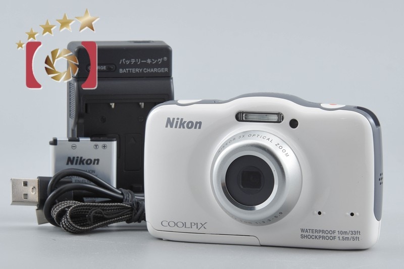 COOLPIX S32 ホワイト コンパクトデジタルカメラ