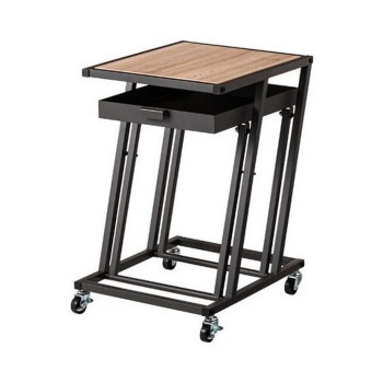 東谷 サイドテーブル ダークグレー MIP-18DGY