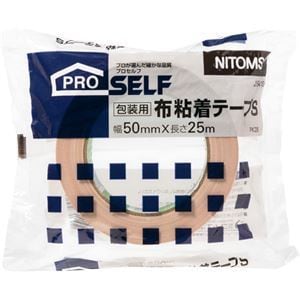 （まとめ） ニトムズ 布粘着テープS（PK-28） 50mm25m J5410 1巻 20セット