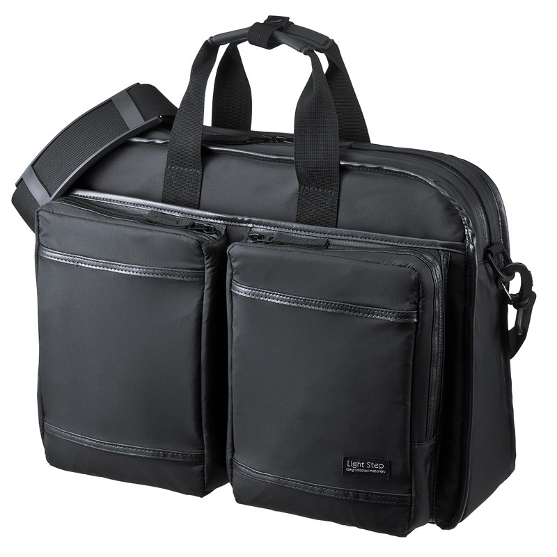 BAG-LW9BK (ブラック) 超撥水・軽量PCバッグ (15.6インチワイド シングル)