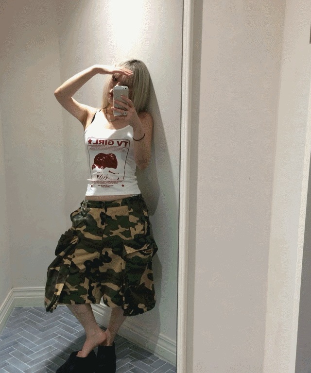 3D Big Pocket Bermuda Pants [2color]