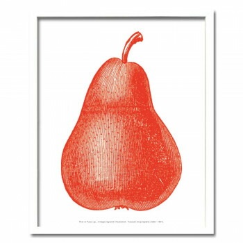 Pear アートパネル red IPF-52893