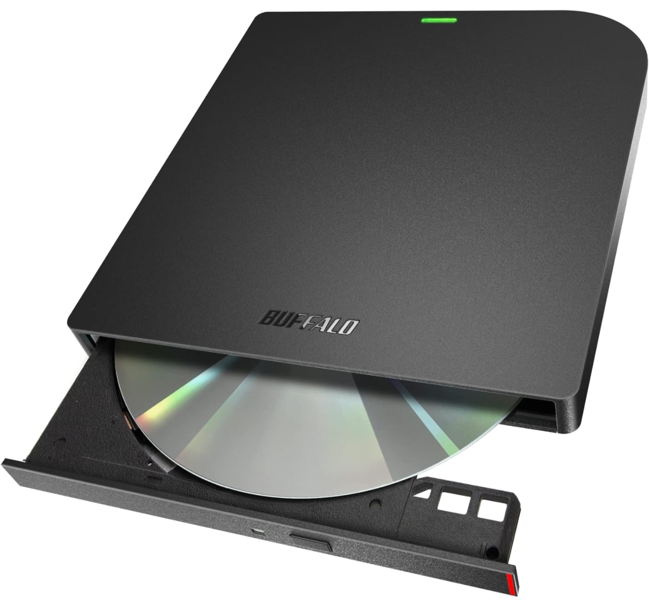 バッファロー USB3.2(Gen1)/3.0 外付け DVD/CDドライブ 書込みソフト バスパワー(給電ケーブル付き