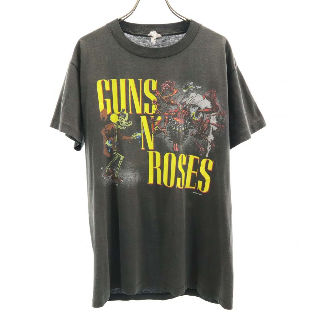 HANDTEX 80s 発禁T ガンズアンドローゼズ 半袖 Tシャツ ブラック バンT メンズ 54,780円