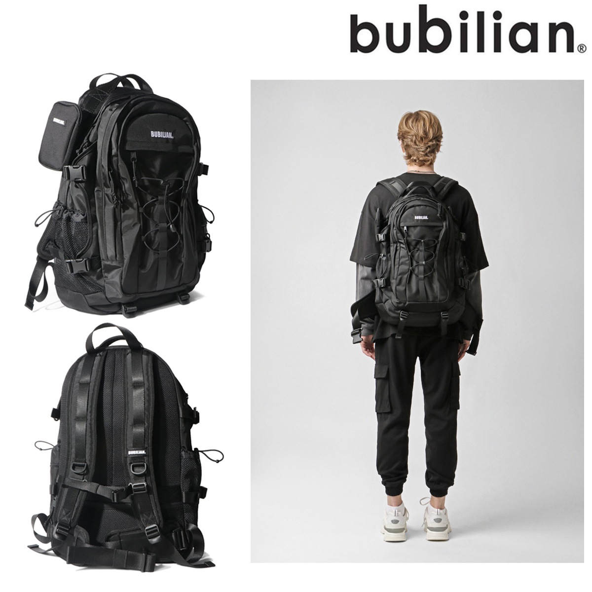 Unusual Backpack [Black] バッグ 多機能 軽量 ノートパソコン 収納 通勤 出張 旅行 通学 メンズ/レディース 人気 おしゃれ カジュアル