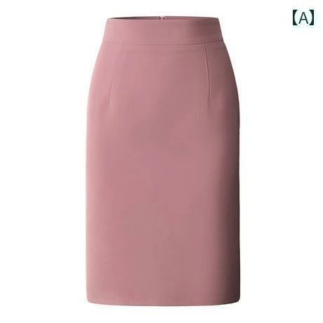 レディース　スカート　ハイウエスト秋 スカート ハイウエスト ヒップ 通勤 スリム プロ ミドル丈 ペンシル スーツ