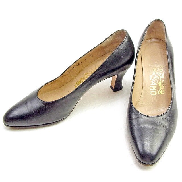 パンプス #6C ブラック 中古