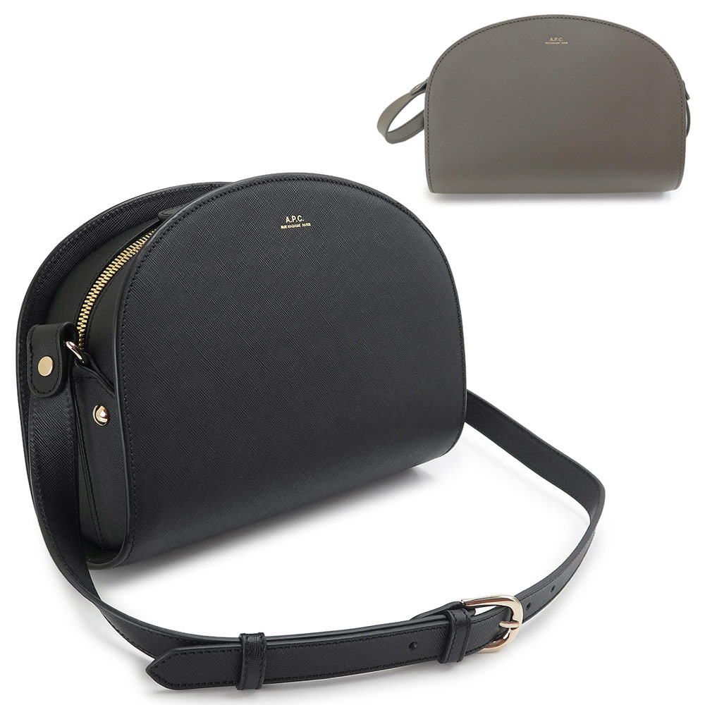 ショルダーバッグ レディース エンボスレザー SAC DEMI LUNE PXBJQ F61048