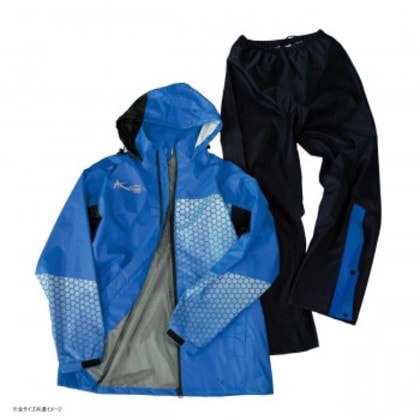 コヤナギ レインウェア レインストームアクティブ RSA-08 ブルー LL