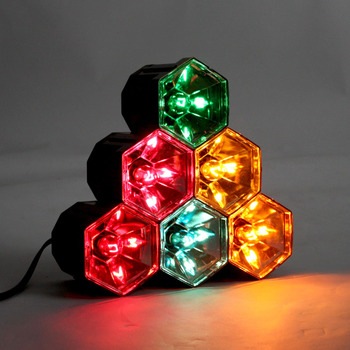 6色スーパーライト 【 光る 宴会グッズ 照明 飾り ハロウィン 盛り上げグッズ 雑貨 インテリア パーティー用品 パーティーグッズ イベント用品 パーティー演出用品 デコレーション 電飾 装飾品 効