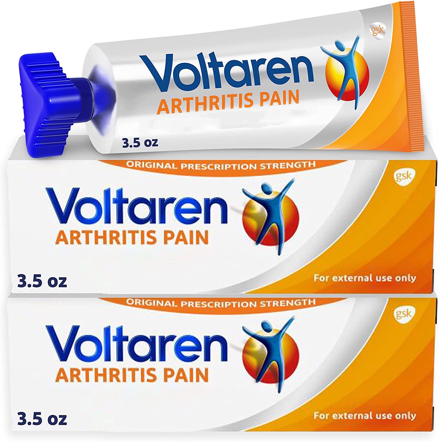 【Voltaren Arthritis Pain Gel for強力な局所関節炎鎮痛剤】処方箋不要 - 3.5 oz/100 g チューブ (2 パック)
