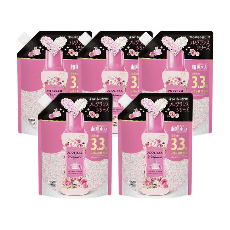 P＆G　(ケース販売) レノアアロマジュエル ブルーミングブロッサムの香り 詰替用超特大サイズ 1410ml×5