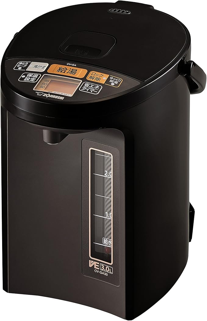 ット ポット 3.0リットル 優湯生 省エネ ハイグレード 5段階温度設定 ブラウン CV-GA30-TA