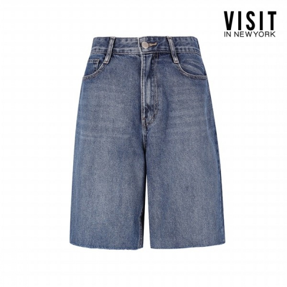 (ニューヨーク訪問) ロールアップデニムミディパンツ (VY5DP5C)