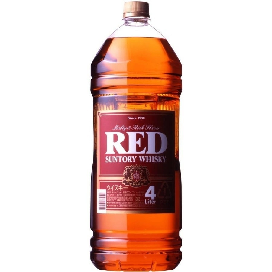 【送料無料】サントリー ウイスキー レッド 4000ml(4L) 4本【北海道沖縄県東北四国九州地方は必ず送料が掛かります】