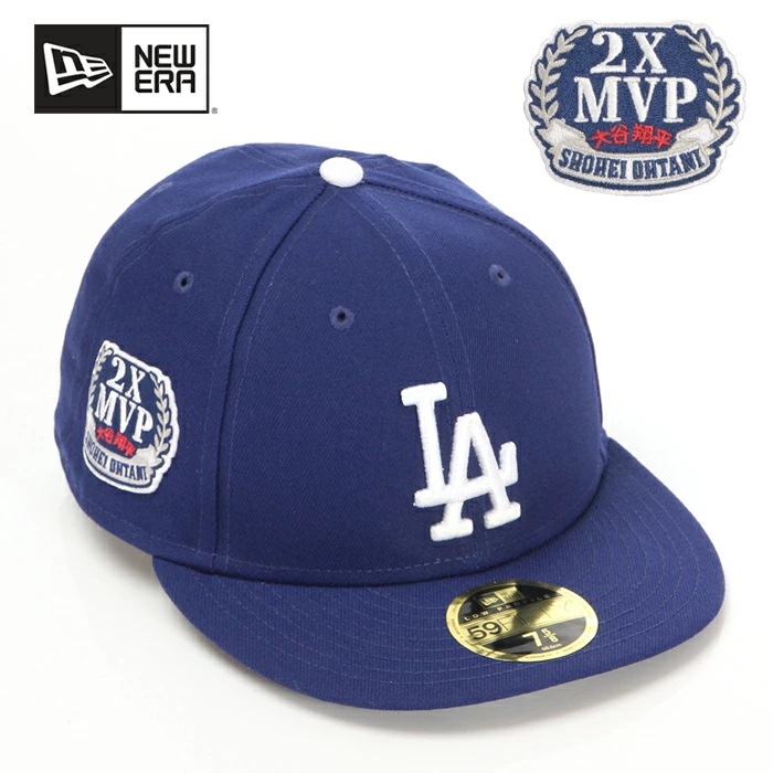 【大谷翔平選手モデル】ニューエラ 59FIFTY 限定 キャップ 帽子 メンズ レディース キッズ NEW ERA LA ドジャース 2X MVP MLB Authentic CAP Los Ange