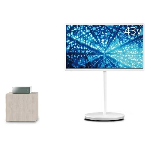 パナソニック【Panasonic】43V型 レイアウトフリー4K液晶テレビ ホワイト VIERA（ビエラ） 2025年モデル TH-43LF2【チューナー部内蔵HDD（2TB）】 105,903円