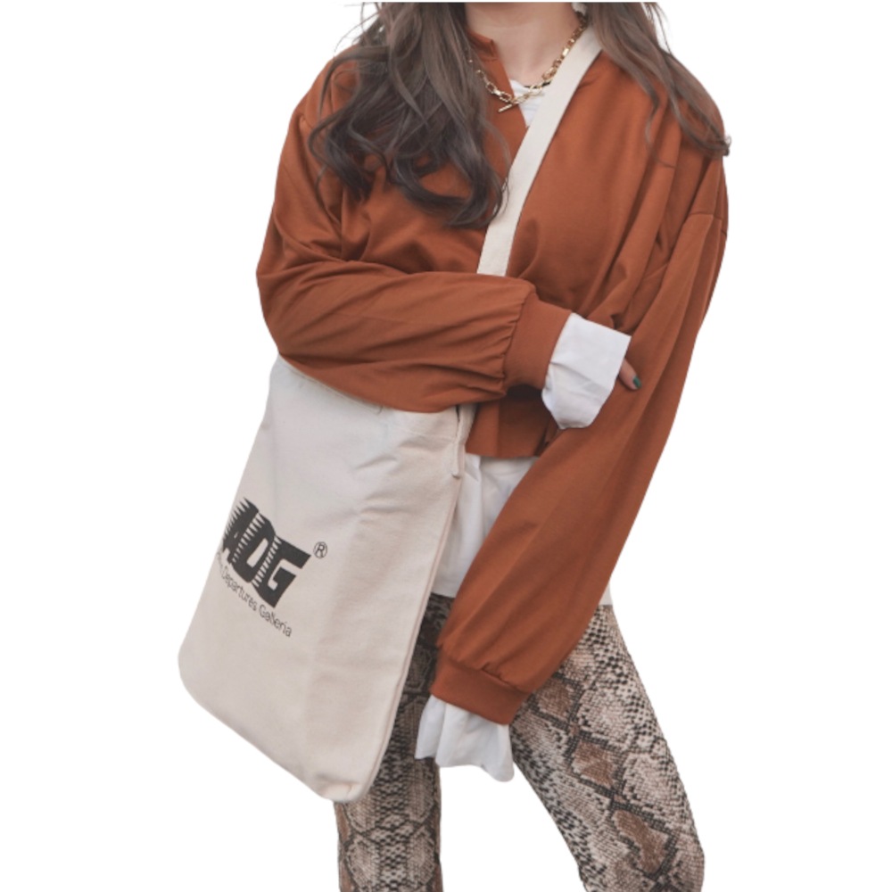 Layered Design Sweat PO (terracotta brown) A.D.G レディース トップス