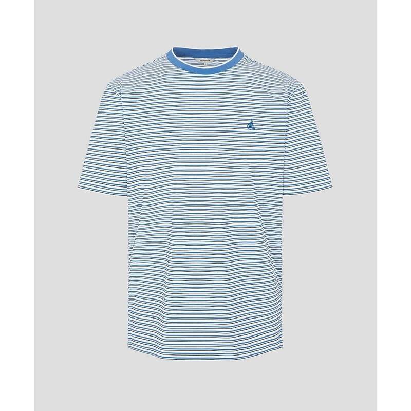 빈폴 BEANPOLE MEN 멀티 스트라이프 라운드넥 티셔츠 - 블루 BC6442C76P 406239 1757941