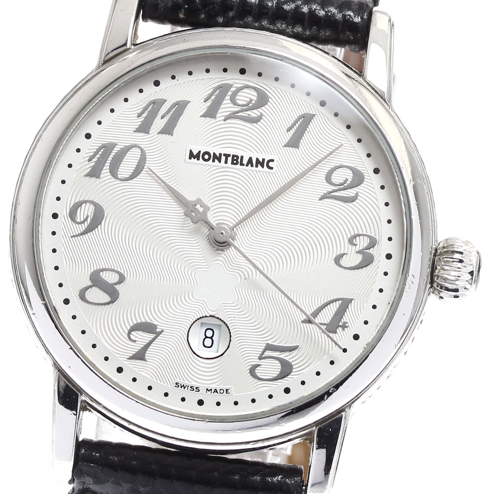 モンブラン MONTBLANC 7020 マイスターシュテック デイト クォーツ ボーイズ _892334【中古】
