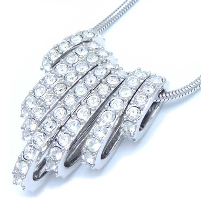 Dance ネックレス 7連 クリスタル 1808912 シルバーメッキ/292717【中古】 8,385円