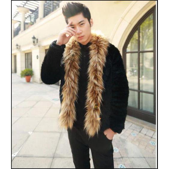 メンズ 人気 ショートコート お洒落 ファーコート 防風 フェイクファー カジュアル 冬物 アウター 暖かい 防寒 毛皮コート 上質 コート 上着 ジャケット 長袖