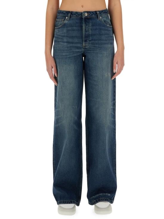 A.P.C. Women Denim Pants COHFC F09181 IAL DENIM