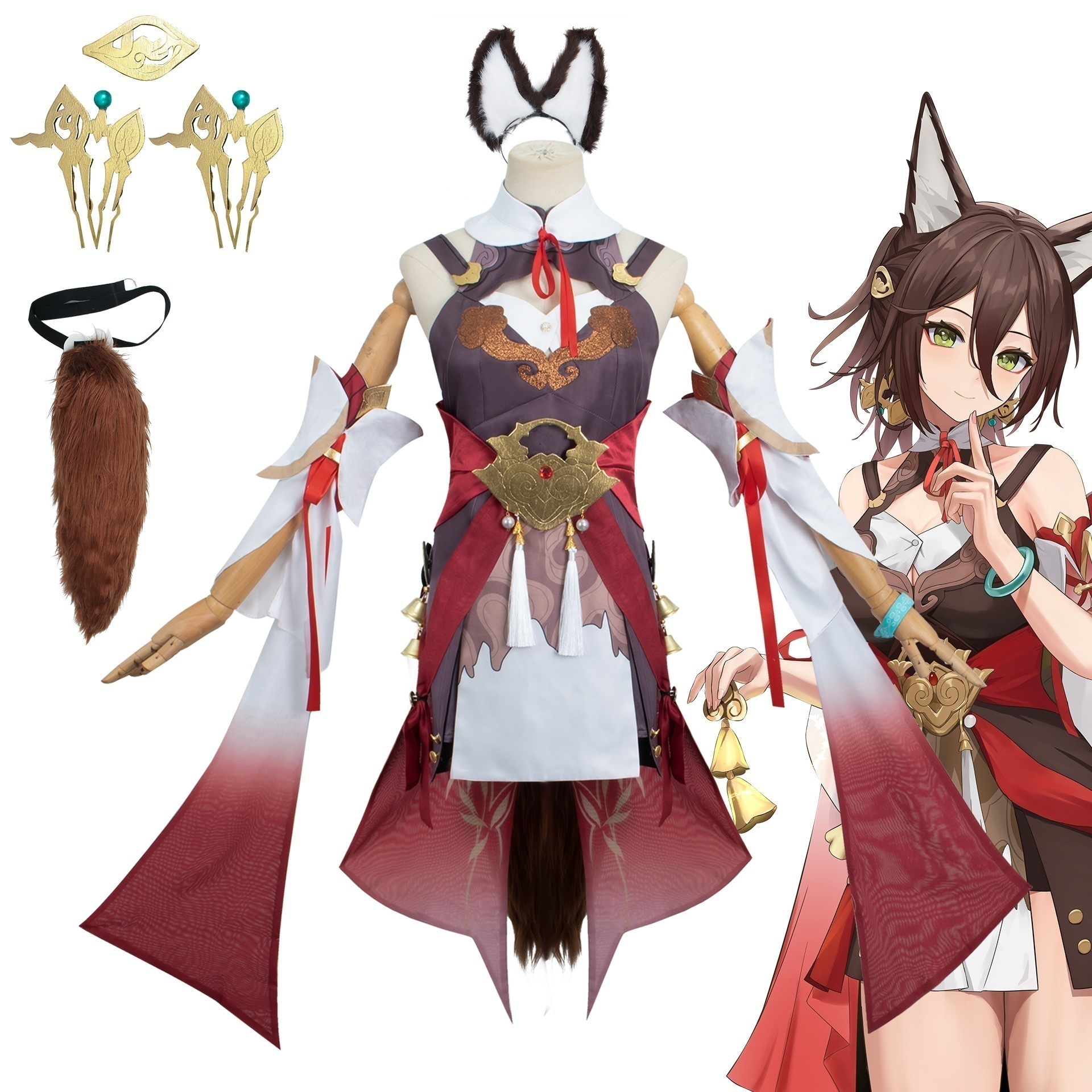 崩壊星穹鉄道停雲cos服コスプレアニメゲーム女装フルセット中国古cos