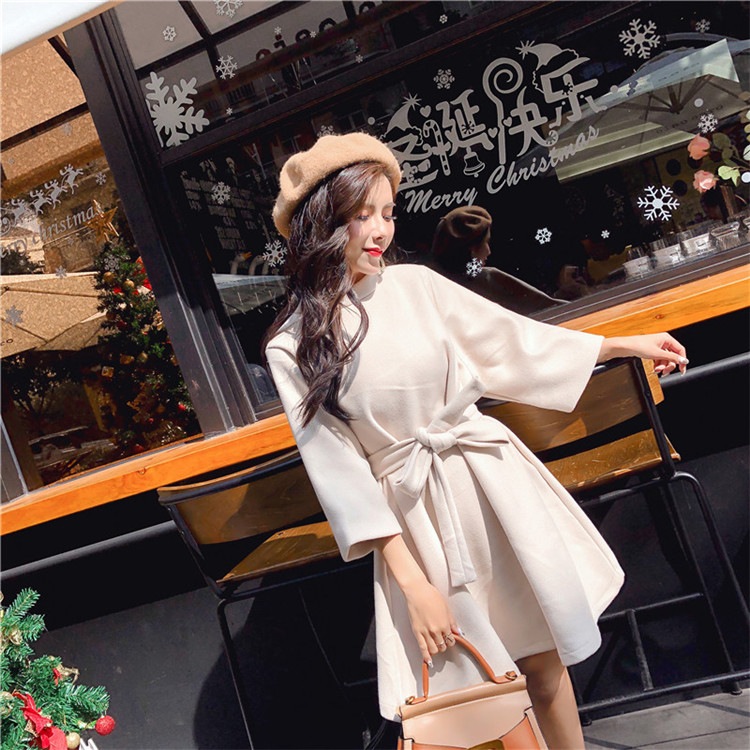 甘い 初恋の感じ 気質 女性 可愛いプリント 韓国ファッション 気質ol スタイル 七分袖