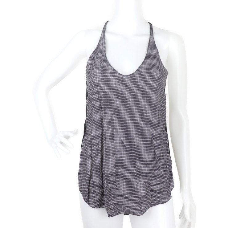 新古未使用展示品 3.1 Phillip Lim 3.1フィリップリム キャミソール R112-2583CPC 表記サイズ 1 レーヨン キュプラ ネイビー系 チュニック ノー【本物保証】