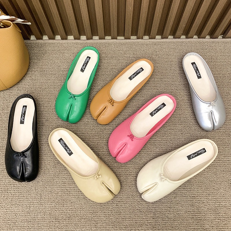 【送料無料レディース タビスリッパシューズ 7color 足袋スリッパ 足袋 タビ フラットシューズ 大人可愛い ママコーデ ママファッション 韓国 オルチャンファッション 人気 トレンド 新作