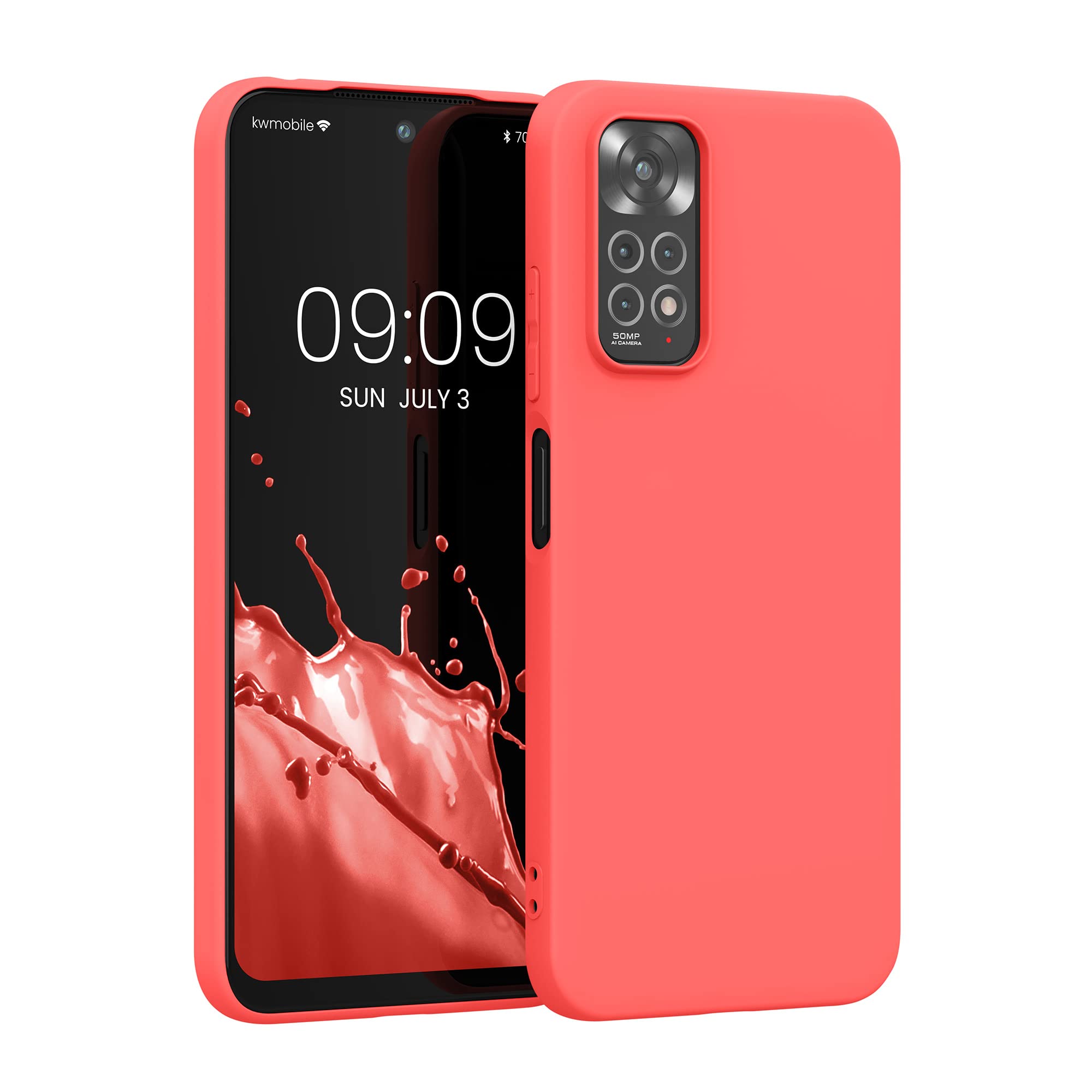 kwmobile スマホケース Xiaomi Redmi Note 11 11S対応 ケース - 耐衝撃 滑り止め ソフト TPU シリコン