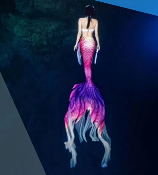 【即納】水族館演出用 水着 レディース 人魚姫 コスチューム マーメイド セパレートビーチ コスプレ 人魚姫 サイズ指定可 セクシー ハロウィン 仮装 水着 記念撮影 写真撮影用