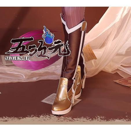 【予約商品】ハロウィン 五次元　魔法少女まどかマギカ　巴マミ　コスプレ　靴