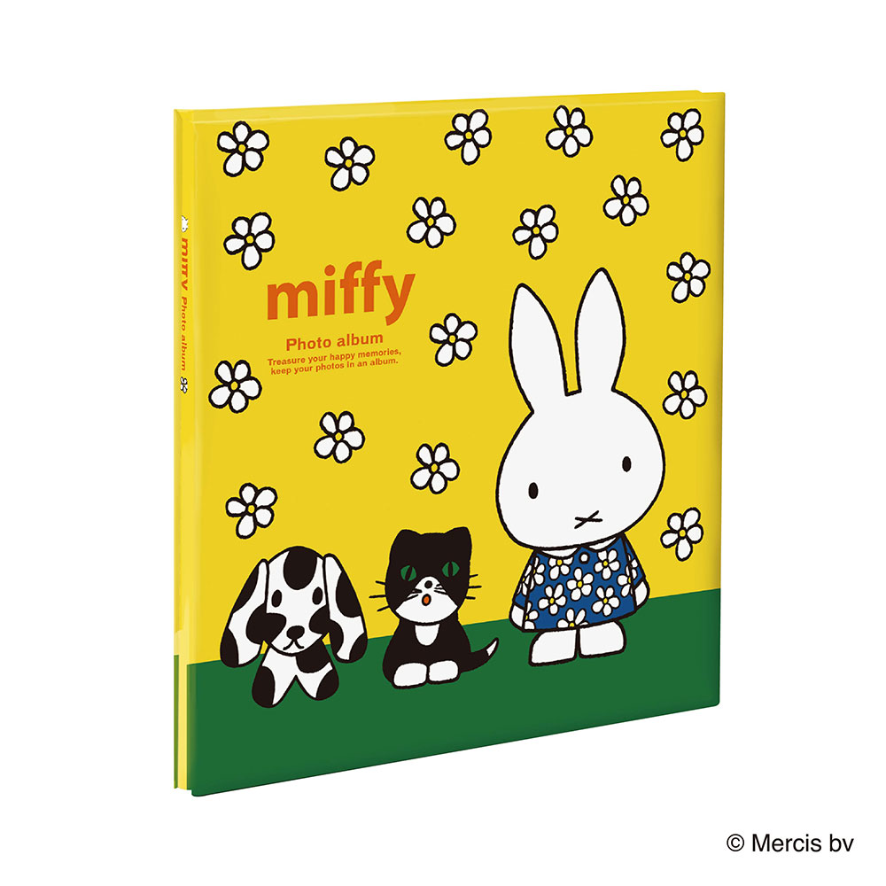 （まとめ買い）フエルアルバム Lサイズ プラコート台紙（白）10枚 ミッフィー イエロー A-LP-147 [x3]