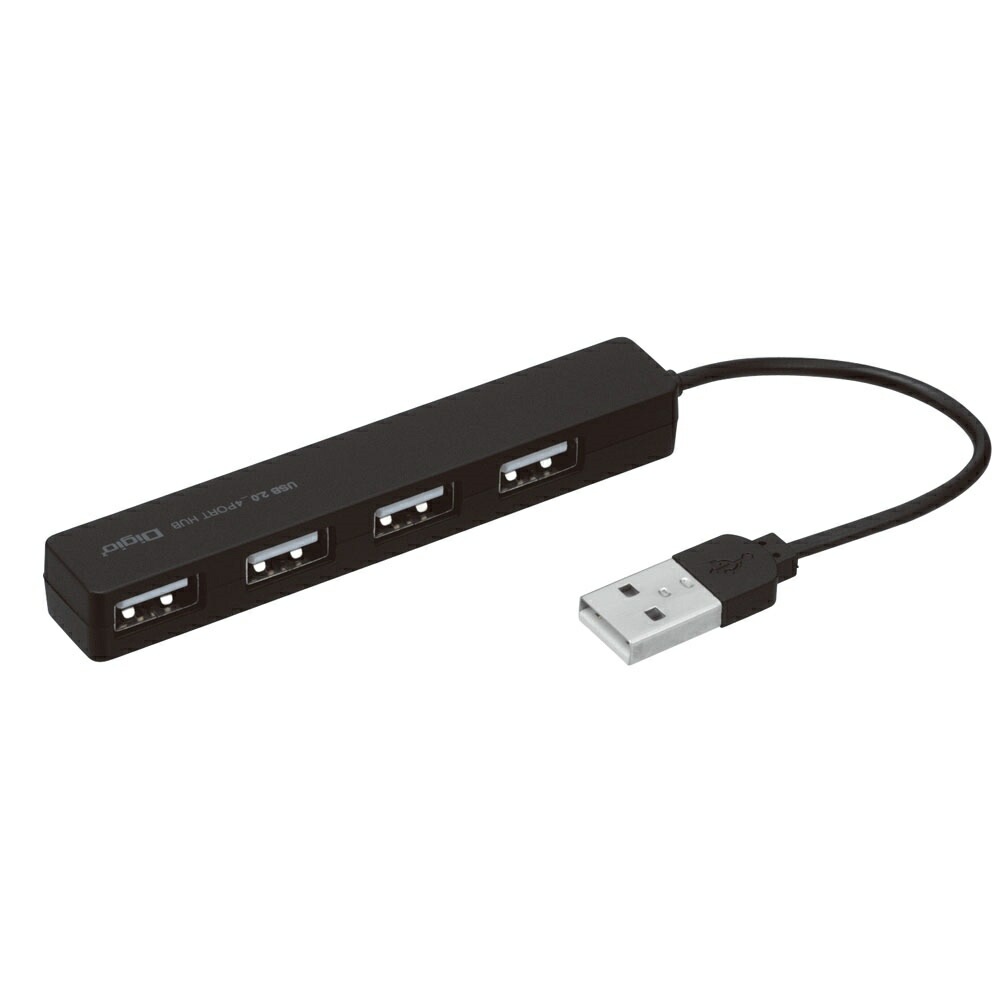 （まとめ買い）4ポートUSB2.0 ハブ ブラック UH-2354BK [x3] 5,185円