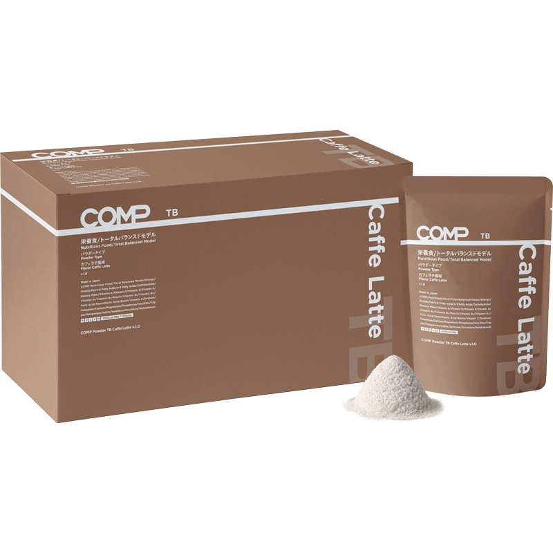 Powder TB Caffe Latte v.1.0 96g (1箱 12袋入) バランス栄養食 トータルバランスドモデル 完全食 5,526円