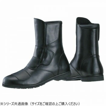 NTB42A ノンファスナーPUショートブーツ2 BK 26.5 NTB42A-265