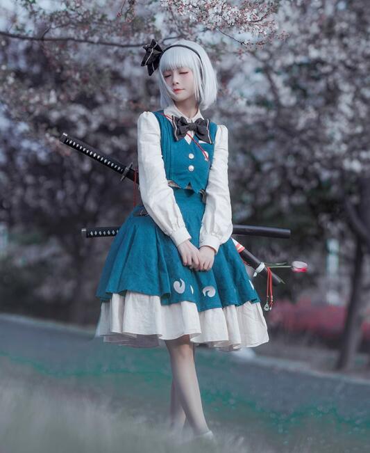 魂魄妖夢 コスプレ衣装+ウィッグ アニメ 変装 コスチューム 仮装