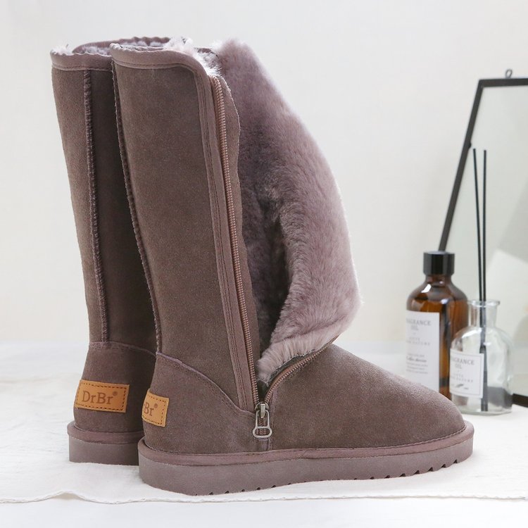 ムートンブーツ レディース 滑らない スノーブーツ 防寒 ロング 裏起毛パンツ ボアブーツ スノーシューズ 用 雪