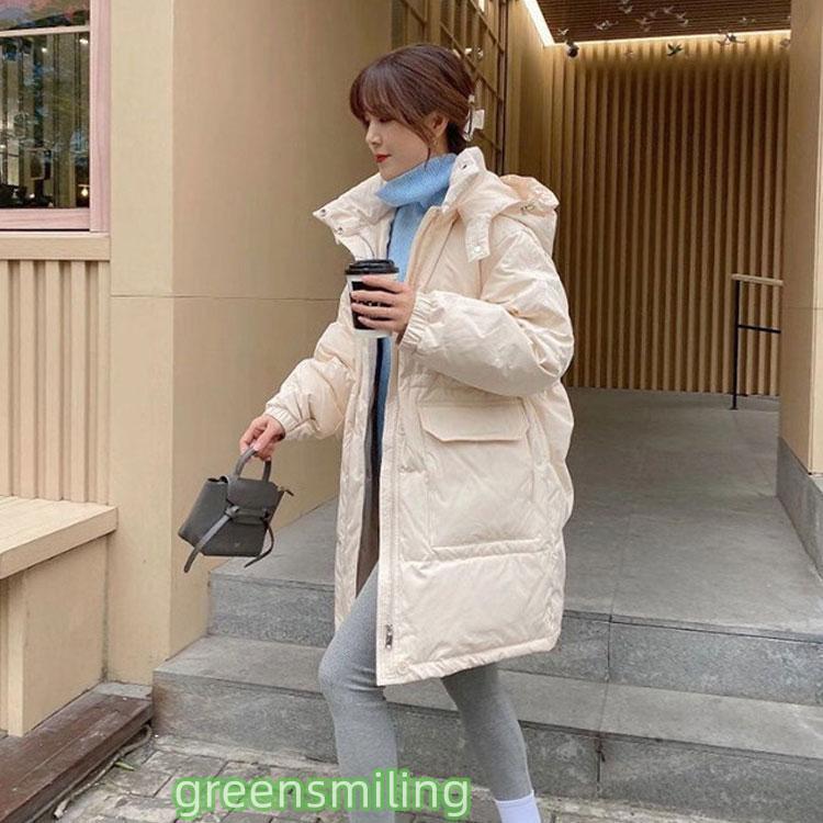 ダウン90% 秋冬　ダウンコート レディース ダウンコート ミドル丈　 レディース ダウンジャケット ミドル丈　コート アウター ダウン 軽量 6,207円