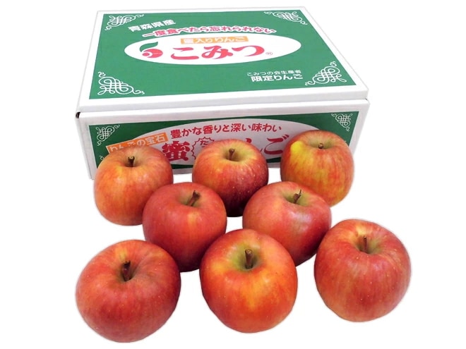 青森県 蜜だらけりんご =こみつ= 秀品 6-12玉前後 約2kg 産地化粧箱 こうとくりんご 予約 12月以降りんご